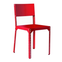 Chaise Mechano - Rouge